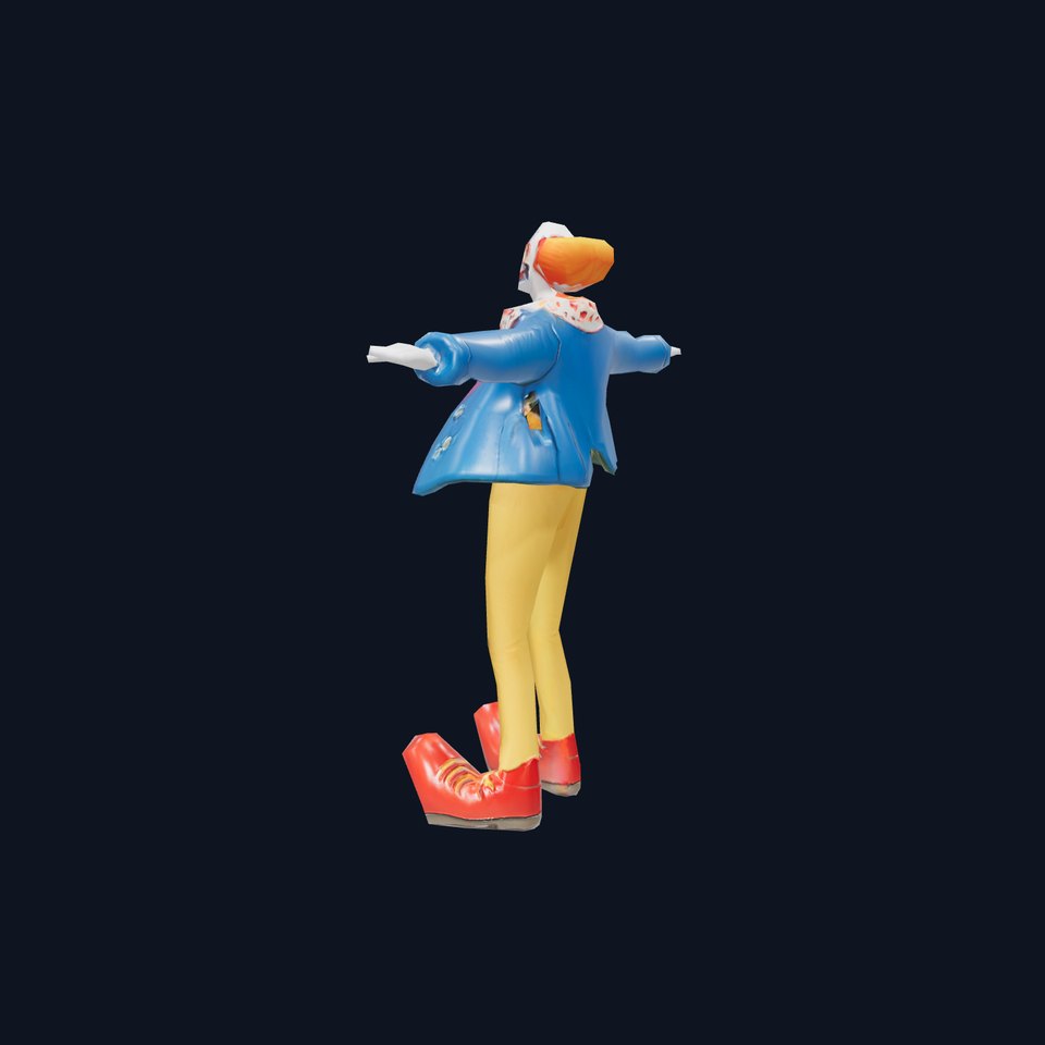 Colorful Clown Character model pack